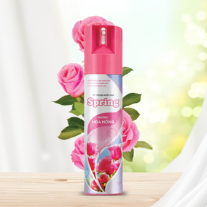 Désodorisant Premium SPRING-Rose 225ml en Spray, Ingrédient Actif 0%-5%, Écologique, Durée 60 Mois, Stock Domicile Vietnam - Product Image 1