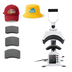 Pressa Termica per Cappelli con Controllo Preciso di Temperatura e Tempo, 4 Piastre Intercambiabili, Stiratore per Cappelli per Uso con Stampante per Cappelli - Product Image 1