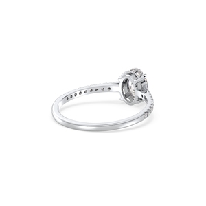 REYES VVS D Color IGI Certificated Oval Cut 1.14CT Lab Grown Diamond Ring in 14K Solid Gold Wedding Proposal Fine Jewelry - Product Image 6
