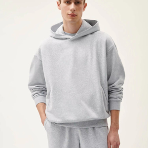 Sudadera con Capucha Extra Grande para Hombre, 100% Algodón, Forro Polar, Diseño con Cremallera, Forro Sólido, Personalizable, a la Moda - Product Image 1