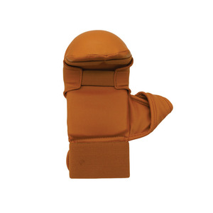 Gants de boxe unisexes en PU, équipement d'entraînement durable pour les arts martiaux, orange - Product Image 1