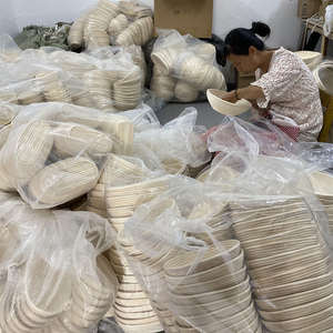 Cesta Triangular para Fermentación de Masa de Panadería con Batidor de Masa, Cortador de Pan y Forro Ecológico de Ratán - Product Image 4