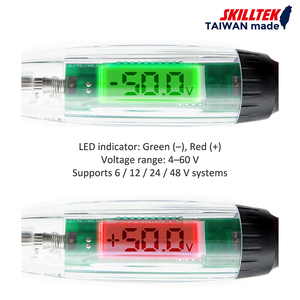 Comprobador de Circuitos Digital LCD de Alta Resistencia 6V-48V, Comprobador de Voltaje Automotriz Profesional para Sistemas Eléctricos de Camiones y Vehículos Eléctricos - Product Image 3