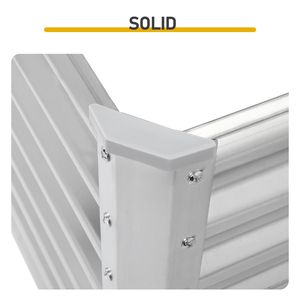 2ft Galvanized Rectangular Raised Garden Bed Outdoor Metal <b>Planter</b> Box for Planting <b>Vegetables</b> & Fruits - Product Image 5