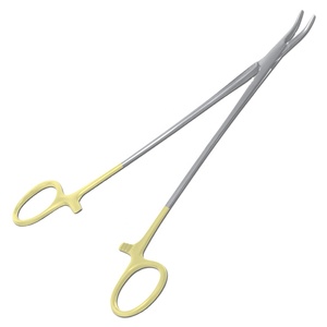 FINOCHIETTO T.C Porte-aiguille en acier inoxydable incurvé Manuel Instrument chirurgical de qualité supérieure pour la chirurgie générale Certifié CE - Product Image 2