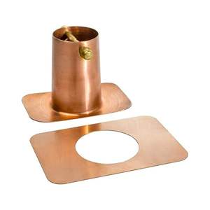 Adaptateur de gouttière de qualité supérieure pour chaînes de pluie Monarch, adaptateur de gouttière en cuivre, support de drainage pour chaîne de pluie pour gouttière de toit - Product Image 3