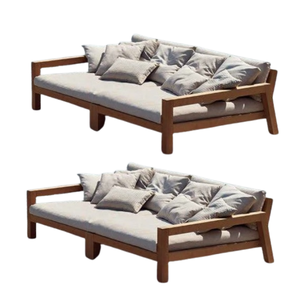 Sofá de exterior de madera de teca maciza natural, sofá de buena calidad para hotel y fabricación de muebles para el hogar en Indonesia - Product Image 5