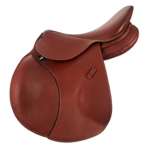 อานม้าขี่ม้าอังกฤษประสิทธิภาพสูง หนังพรีเมียม อุปกรณ์ขี่ม้าสำหรับฝึกซ้อมและการแข่งขัน - Product Image 3
