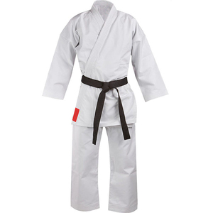 Prix d'usine – Nouveaux ensembles d'uniformes de karaté légers 100 % coton extensible et respirant, service OEM, haute qualité, séchage rapide, durables, avec fermeture frontale - Product Image 1