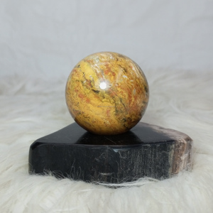 Wholesale High Quality Natural Indonesia Bumble Bee Jasper Sulawesi Sphere Shape Gemstones Handicraft Healing <b>Crystal</b> Size 5 cm - Product Image 1