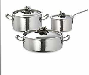 Casserole de cuisson moderne en aluminium anodisé noir mat antiadhésif avec couvercle en verre trempé - Product Image 6