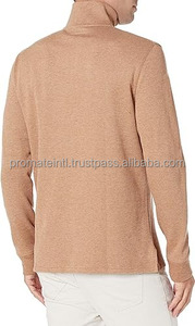 Sudadera con capucha de gran tamaño Heavyweight 1/4 Zip Pullover 100% algodón liso cuarto media cremallera cuello alto sudadera Unisex - Product Image 2