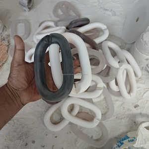 Resin Link chain decorative The colorful beautiful Design luxury <b>Large</b> chain <b>wall</b> <b>decor</b> item handmade Sculpture For modern home - Product Image 5