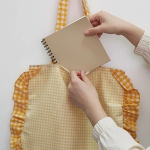 Premium quality Gingham Ruffle Shoulder <b>Bag</b> Available for Affordable Price from India - Product Image 4