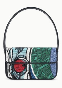 Indian Women's Bohemian Style Cotton Handmade Beaded Messenger Evening Bag Shopping Light Weight Eco-Friendly Large Capacity Bag - Product Image 3