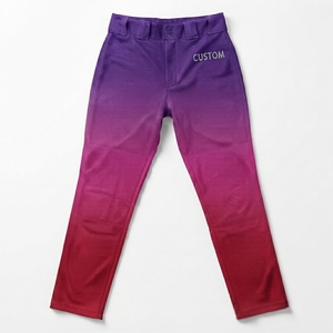 Pantalons de baseball traditionnels personnalisés, vêtements de baseball et de softball par sublimation, pantalons de baseball à rayures pour hommes - Product Image 1