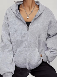 <b>Women</b> Hoodies Professional New <b>Women</b> Sweatshirts Long Sleeve <b>Zip</b> <b>Up</b> Casual <b>Jacket</b> Suitable for All Seasons Woman Hoodies - Product Image 4