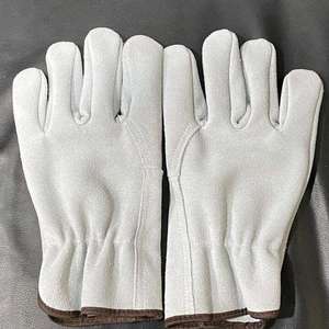 Gants de travail en cuir de porc de haute qualité, gants de travail en cuir pour hommes, fabriqués au Pakistan - Product Image 1