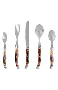 High Quality <b>Gold</b> Black Silver Stainless Steel Forks Spoons-Elegant Design Mirror Polish Durable Reusable Flatware Sets for - Product Image 6