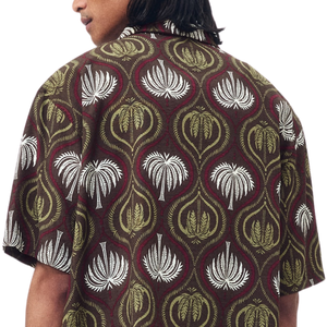 Chemise décontractée à manches courtes en mousseline pour homme, légère, respirante, boutonnée sur le devant, idéale pour l'été, la plage et les vacances - Product Image 4