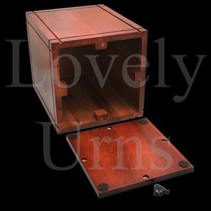 Wholesale XL MDF cremation urn with slider photo window adult <b>keepsake</b> <b>memorial</b> ashes container - Product Image 5