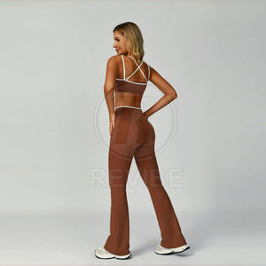 Conjunto de Dos Piezas para Mujer, Estilo Veraniego, Holgado, Sin Cuello, Ecológico, Ligero, Elegante, para Uso Diario e Informal - Product Image 4
