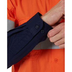 Pantalons de travail haute visibilité pour hommes, avec bandes réfléchissantes, pantalons de sécurité, fabrication sur mesure, OEM, marque privée, fournisseur d'usine, fabricant - Product Image 6