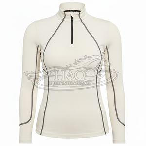 Haut de performance d'été pour femmes, à séchage rapide, extensible, pour l'équitation et l'entraînement, sous-vêtement technique équestre - Product Image 1
