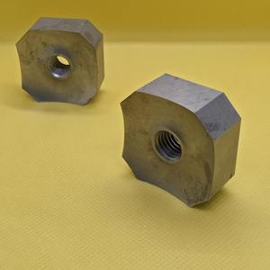 M12 40x40mm Vecoplan <b>Shredder</b> Cutter Rotary Convex Concave Blades SK11 D2 Material High-Accuracy Plastic Rubber Machinery Parts - Product Image 4