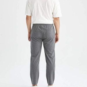 Pantalon de survêtement pour homme, coupe droite, taille haute, léger, respirant, avec poches latérales, 100% coton, décontracté, pour la course à pied et le sport - Product Image 2