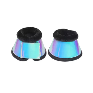 Botas de Neopreno con Brillo para Caballos, Ajustables con Velcro, Absorción de Impactos, Protección para las Patas, para Equitación - Product Image 5