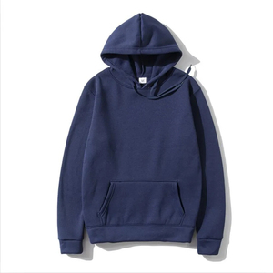 เสื้อฮู้ดผู้ชายสีเทา ทรงปกติ ผ้าฝ้ายเฟรนช์เทอร์รี่ สวมใส่สบายๆ สำหรับฤดูใบไม้ร่วง มีกระเป๋า - Product Image 3