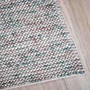 Tapis texturé multicolore gris beige bleu rose, tissé à la main, moderne, pour salon, chambre, décoration intérieure, revêtement de sol doux - Product Image 5