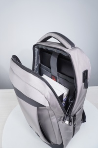 Custom Logo 1075 Laptop Backpack 15 Inch Waterproof Polyester Business Men Backpack 17L Lightweight Daily Bag OEM/ODM - Product Image 5