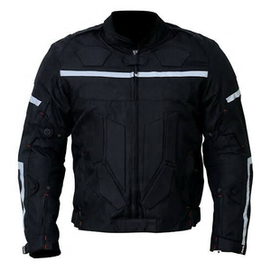 Blouson en cuir PU rétro pour homme, nouvelle collection printemps, style motard avec poches, vente en gros - Product Image 1
