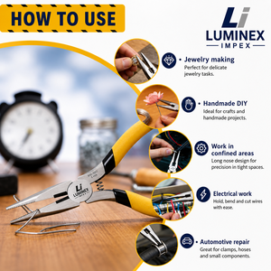 <b>Long</b> <b>Nose</b> Stainless Steel Lightweight Jewelry Making Pliers - Product Image 4