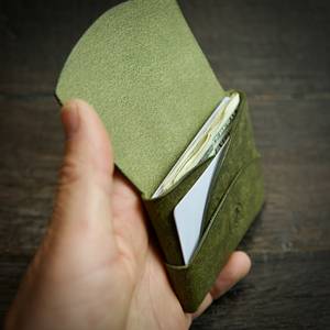 Minimalist Genuine Leather Stitchless <b>Wallet</b> Slim <b>RFID</b> <b>Blocking</b> Card Holder No Stitch Men Mini Business <b>Wallet</b> SLW-0016 - Product Image 4