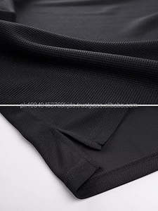 Camiseta de Color Sólido para Hombre, Camisa de Golf de Manga Corta Transpirable y Secado Rápido, Camiseta Táctica de Piqué - Product Image 2