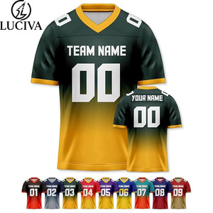 เสื้อฟุตบอลทีมพร้อมชื่อและหมายเลขที่ออกแบบเฉพาะตัว – ชุดกีฬาสไตล์โมเดิร์นแบบเฟด - Product Image 4