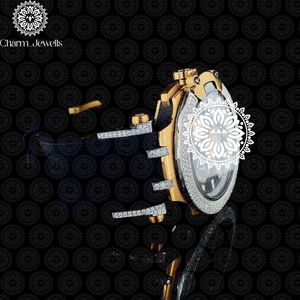 Reloj Mecánico de Lujo para Hombre Charm_Jewells, Caja de Acero Inoxidable de 40 mm, Esfera de Cristal, Correa de Cuero Analógica de 20 mm, Fecha Automática, Resistente al Agua - Product Image 4