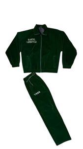 Custom Logo High Quality <b>Velour</b> Suits Zip up High Fashion Men Sport Tracksuit Polyester Windbreaker Streetwear Tracksuit - Product Image 2