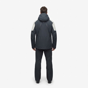 Chaqueta de Esquí AeroShield 3L Pro-Alpine Personalizada para Hombre, 20K Impermeable, Cordura, Lana Merino, Cuello Alto, Invierno, Snowboard - Product Image 2