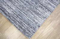 Alfombra Tibetana de Lujo Silenciosa a Precio de Fábrica al por Mayor |   Alfombra Tejida a Mano de Color Gris Texturizado para Espacios Interiores de Primera Calidad