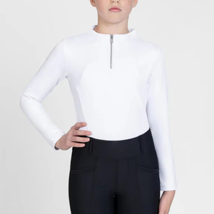 เสื้อเบสเลเยอร์เด็ก เนื้อผ้านุ่มยืดหยุ่น ทรงสวยทันสมัย ใส่สบาย คุณภาพสูง สำหรับขี่ม้า พร้อมปรับแต่งได้ - Product Image 1