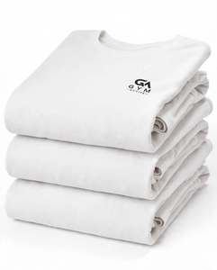 เสื้อยืดโอเวอร์ไซส์ทรงหลวม คอโอเวอร์ คอกลม แบรนด์ GYM ACTIVE คุณภาพพรีเมียม ผ้าริบ 100% คอตตอน สำหรับผู้ชาย รับสกรีนลายตามสั่ง - Product Image 6