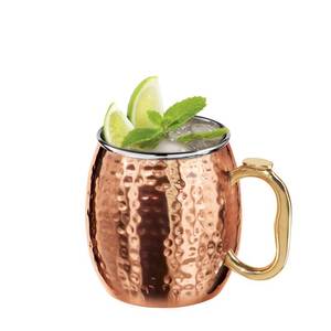 Diamond Pattern Copper Hammered <b>Mug</b> With <b>Vintage</b> Design Handle Home Drinkware Eco-Friendly - Product Image 4