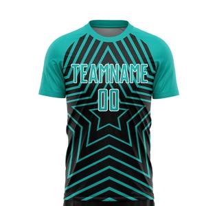 Dernier arrivage d'uniforme de football à manches courtes logo personnalisé vêtements d'entraînement et de sport maillot de football maillot de football respirant - Product Image 4