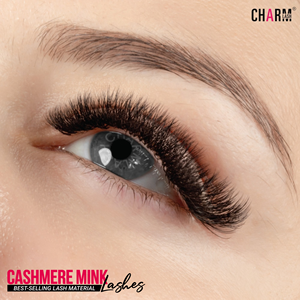 CharmLash Extensions de cils en vison cachemire, plateaux de cils 0.5 0.7 0.10, doux, naturels, longs, longueur 4-25mm, 28 rangées, OEM/ODM, Meilleures ventes - Product Image 1