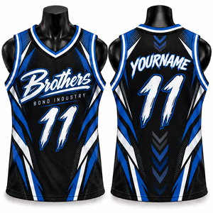 Maillot de basket-ball pour homme, bleu sarcelle, beige, noir, avec motif de foudre sublimé à effet de pinceau, en maille respirante, débardeur de sport pour la gym - Product Image 2