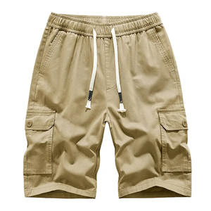 Lightweight High Waist Men's Cargo Shorts for Adults OEM ODM Service Men Workwear Casual Work Shorts with 6 Pockets Breathable - Product Image 5